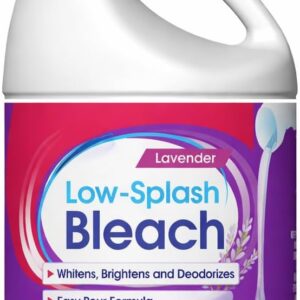 Household Cleaning Liquid Lavender Scent 121 fl oz Large Bottle Multi Purpose Cleaning Solution for Laundry and Surface Use Easy Pour Container for Home Use